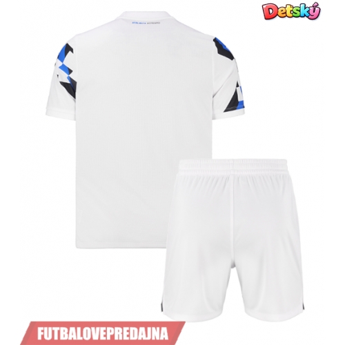 Lacne Dětský Futbalové dres Atalanta 2026-27 Krátky Rukáv - Preč (+ trenírky)